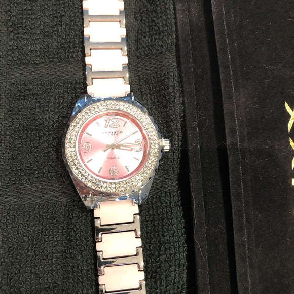 AKRIBOS XXIV WOMEN'S CRYSTAL WATCH - NEW - Picture 5 of 7